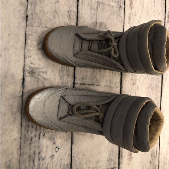 3M Maison Martin Margiela Silver Python Size 8 - Picture 4 of 5